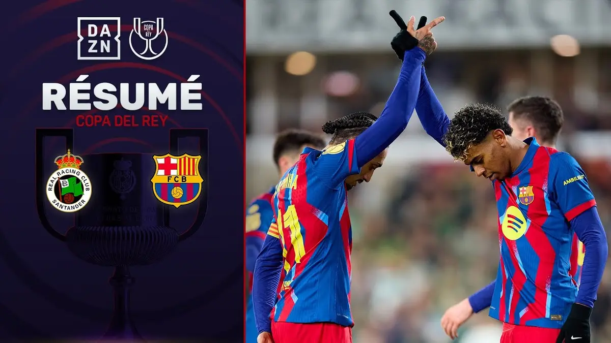 Santander - Barcelone résumé vidéo du match. Qualification du Barça en Coupe du Roi.