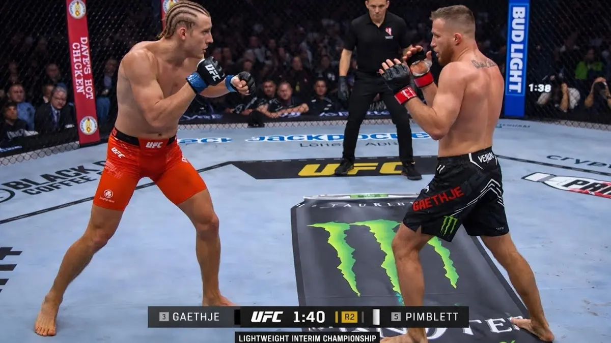UFC 324 : Justin Gaethje s’impose face à Paddy Pimblett dans un combat mémorable.
