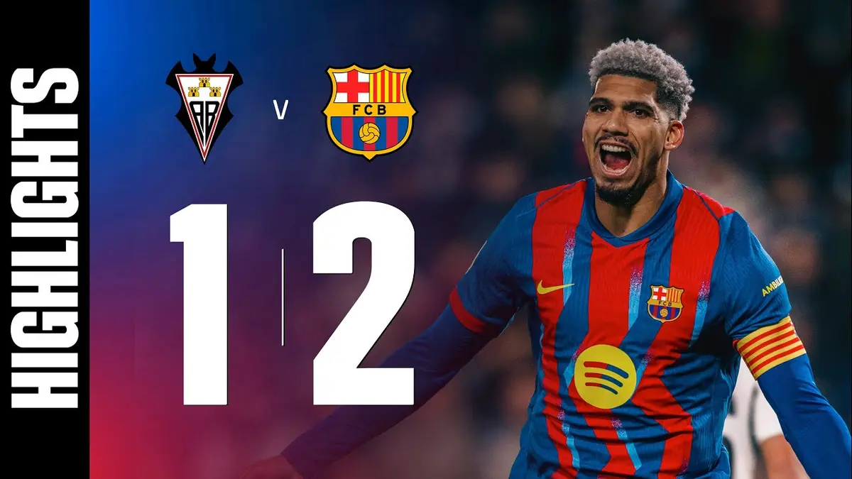 Albacete - Barcelone résumé vidéo du match de Coupe du Roi. Qualification du Barça (1-2).