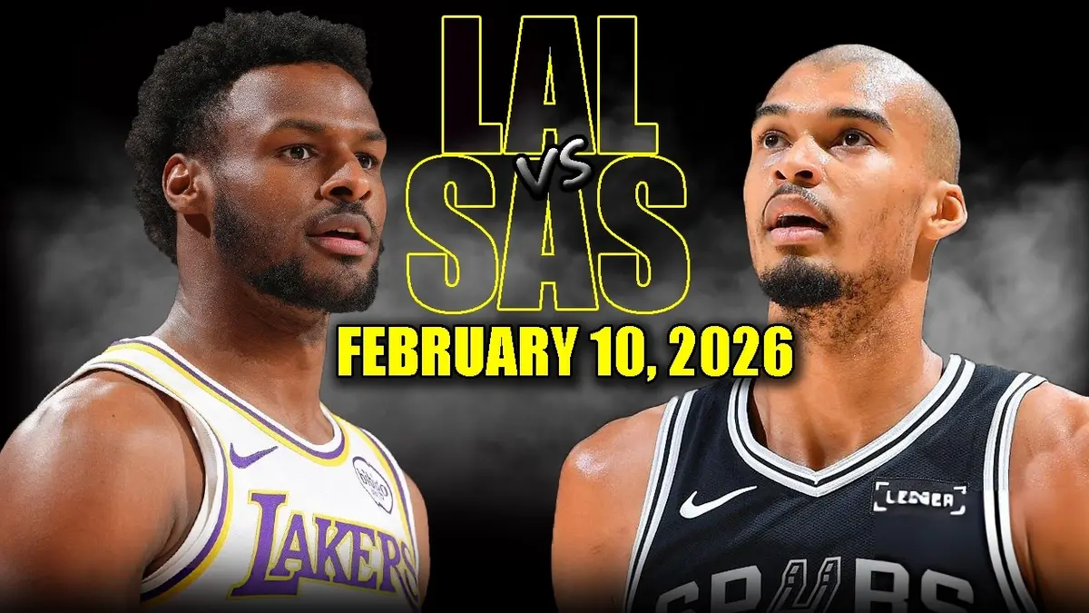 Lakers - Spurs résumé vidéo du match NBA (10 février 2026). Wembanyama fait un carton.