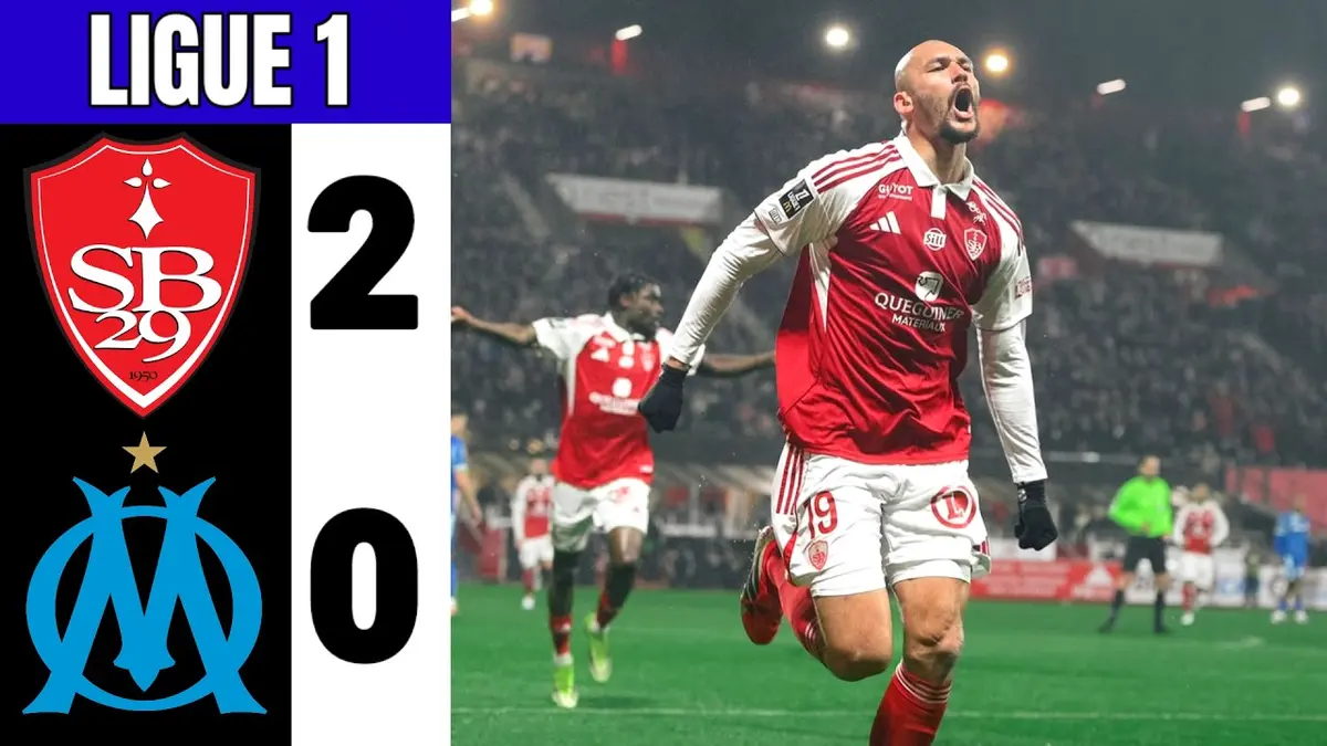 Marseille battu à Brest pour la première d'Habib Beye en Ligue 1