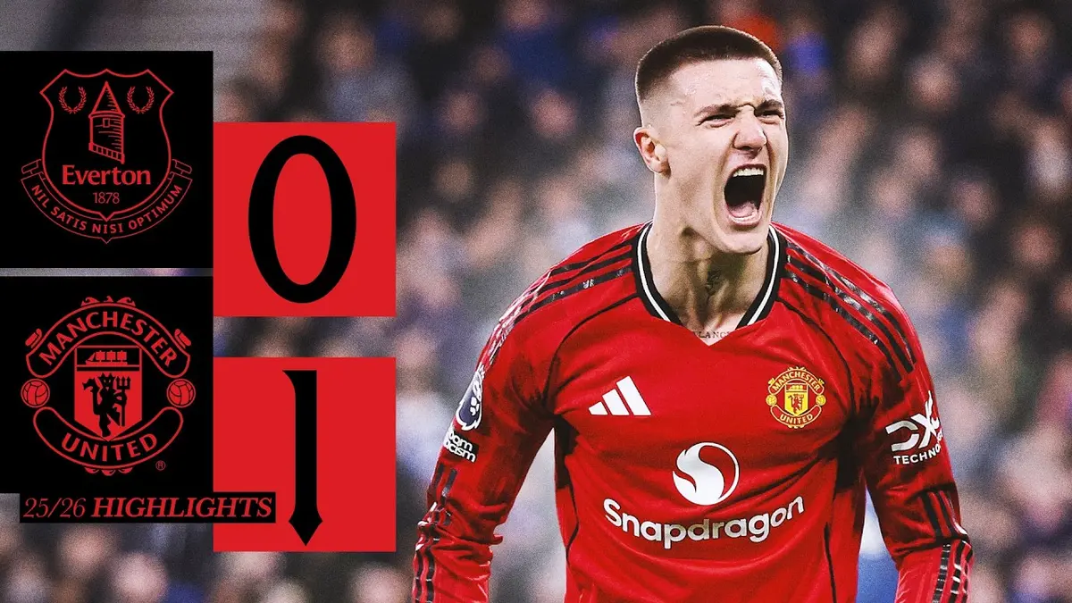 Everton - Manchester United résumé vidéo du match de Premier League (27e journée)