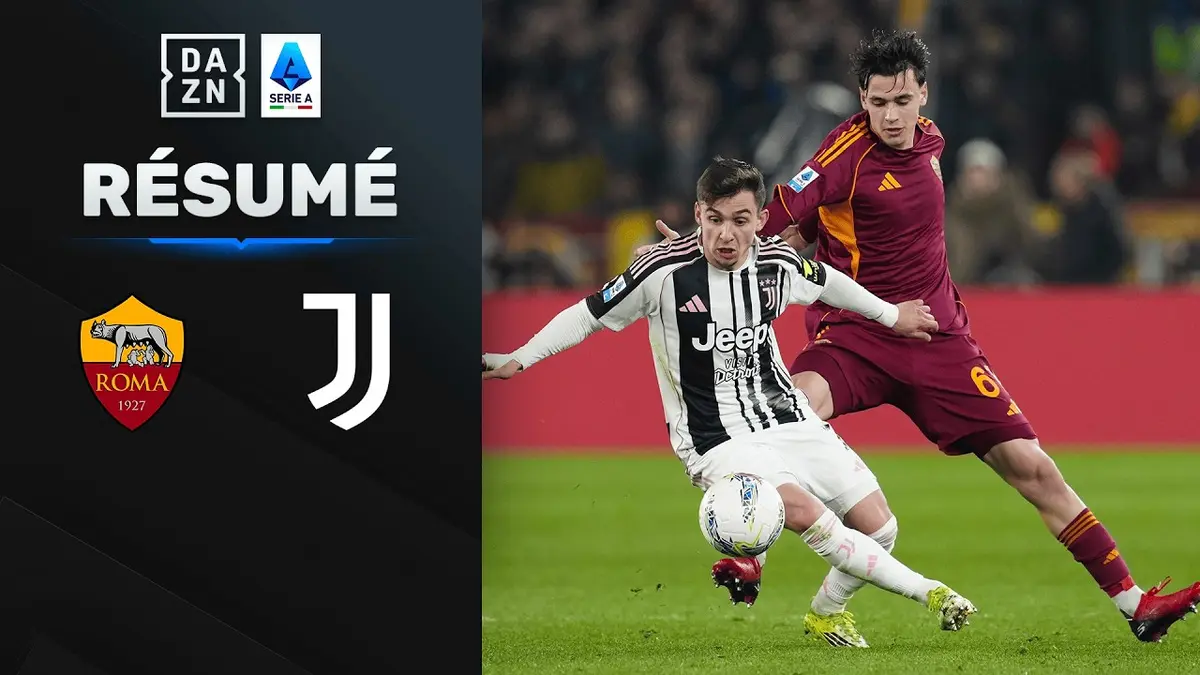 Roma - Juventus résumé vidéo du match de Serie A (27e journée 2025-2026)