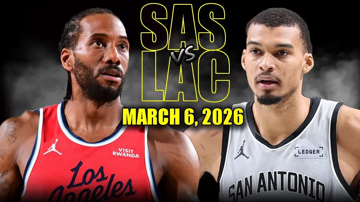 Spurs - Clippers : résumé vidéo du match NBA (6 mars 2026).