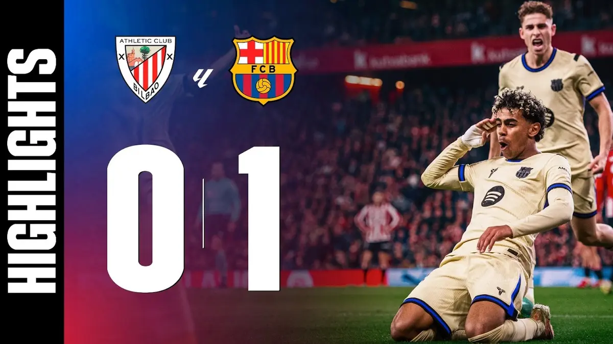 Athletic Bilbao – Barcelone : résumé vidéo du match de Liga (7 mars 2026)