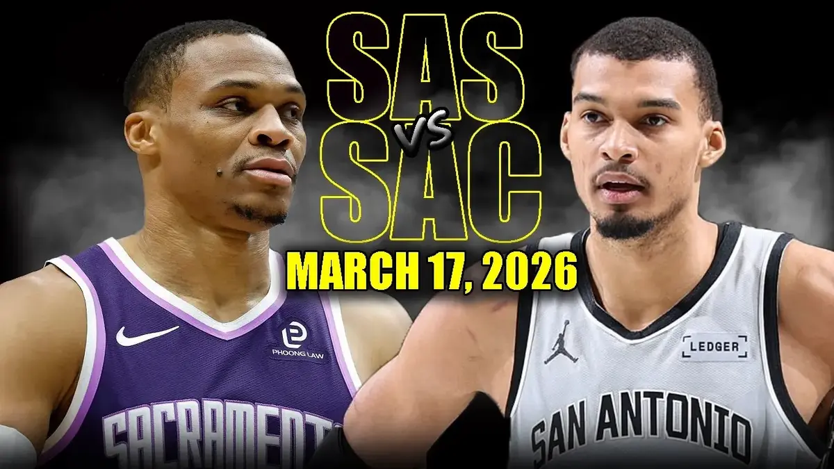 San Antonio Spurs - Sacramento Kings : résumé vidéo du match NBA (17 mars 2026)