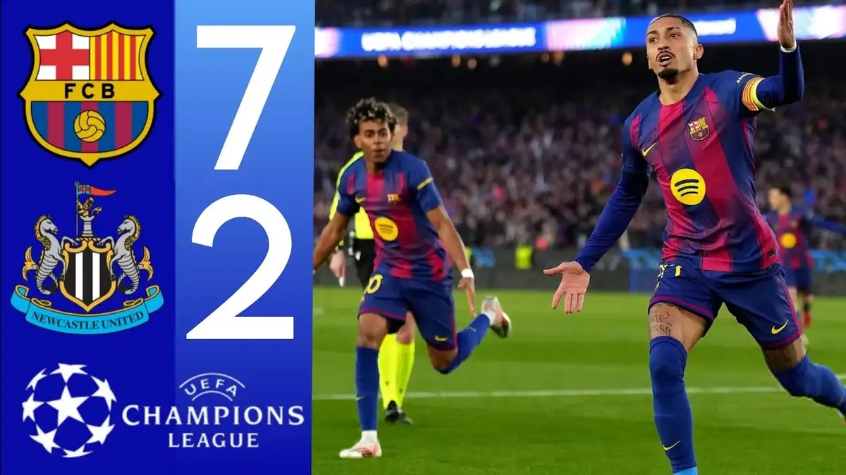 Barcelone - Newcastle : résumé vidéo du match de Champions League (18 mars 2026)