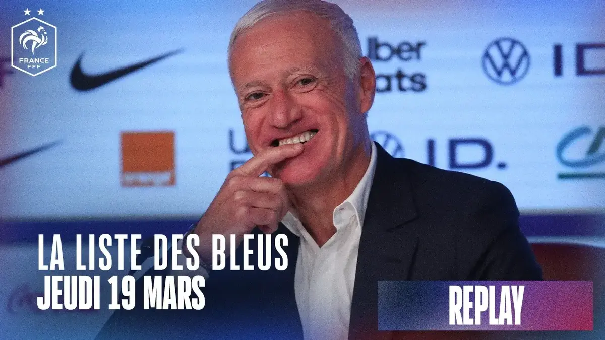 Didier Deschamps dévoile une liste élargie des Bleus pour affronter le Brésil et la Colombie
