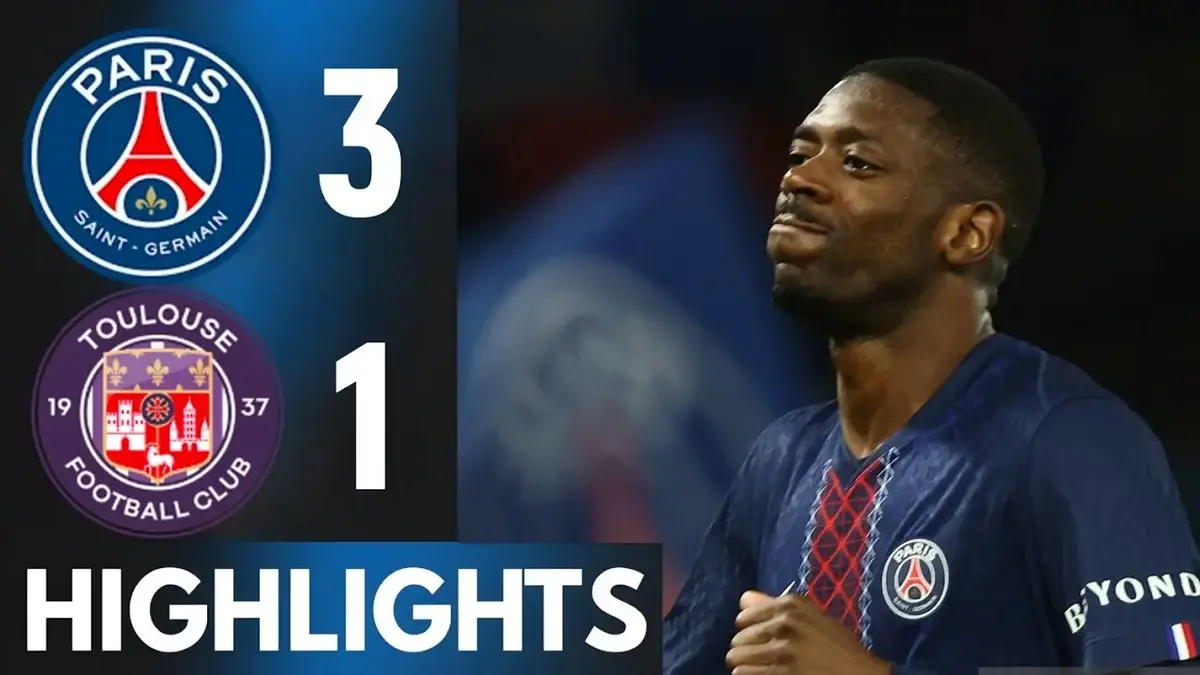 PSG - Toulouse : Dembélé brille avant le rendez-vous face à Liverpool (vidéo des buts)