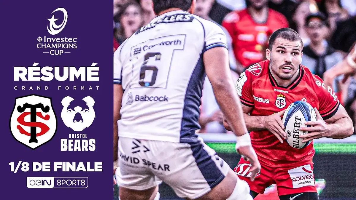 Toulouse - Bristol : résumé vidéo du match de Champions Cup (4 avril 2026)