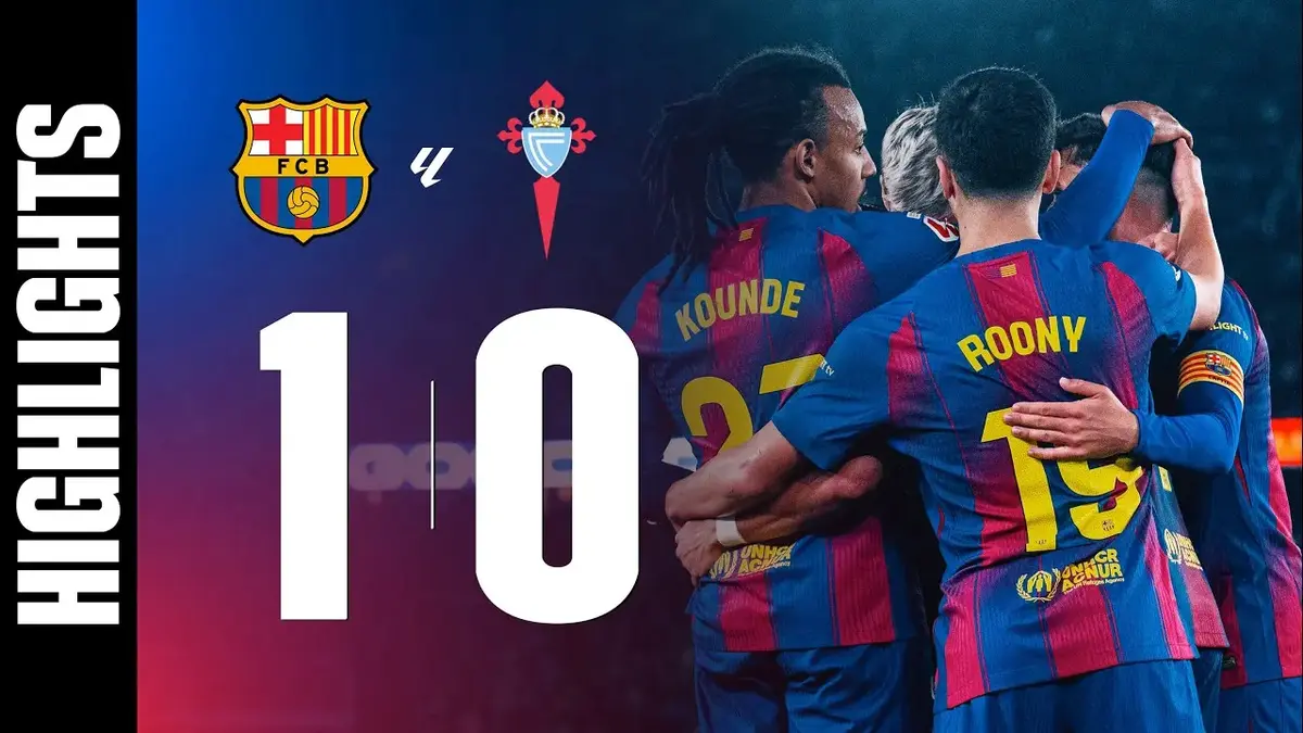 Barcelone - Celta Vigo : résumé vidéo du match de Liga (22 avril 2026)