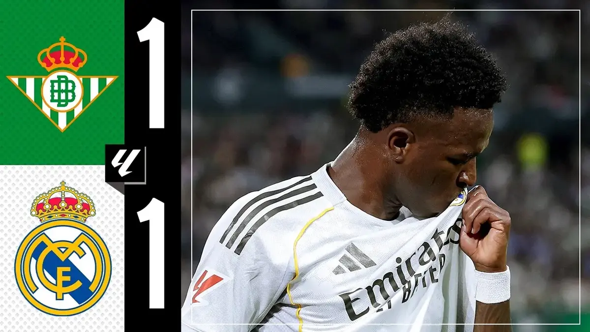 Betis - Real Madrid : résumé vidéo du match de Liga (24 avril 2026). Mbappé sort blessé.