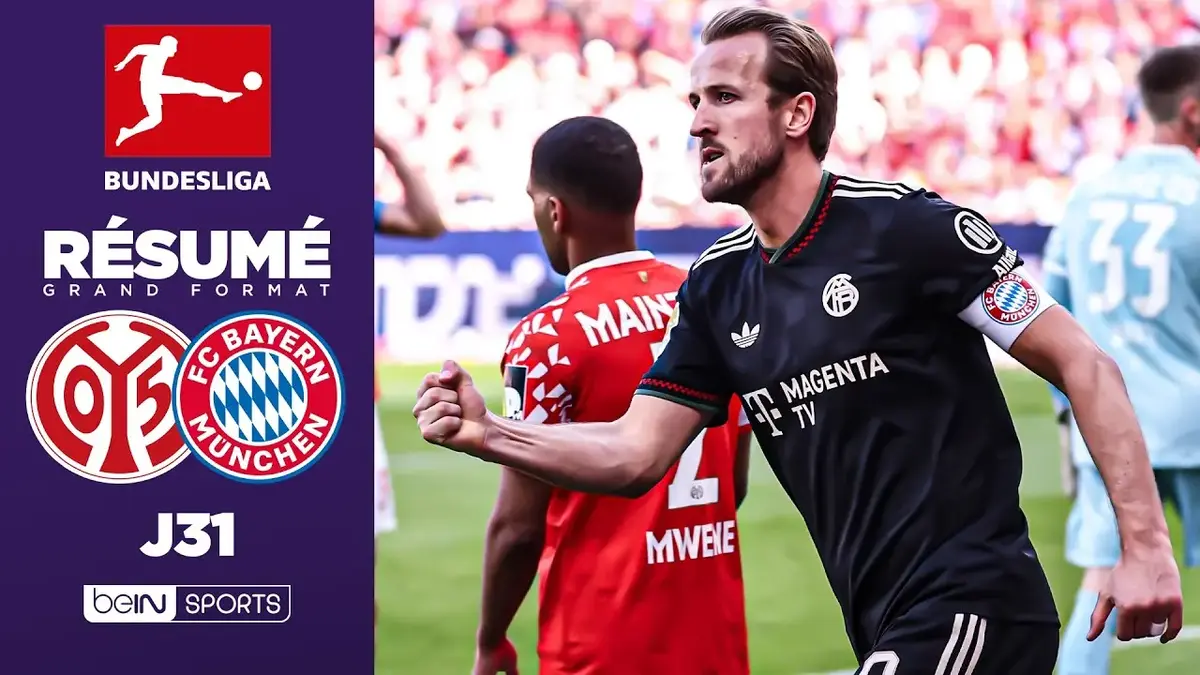 Mayence - Bayern Munich : résumé vidéo du match de Bundesliga (25 avril 2026)