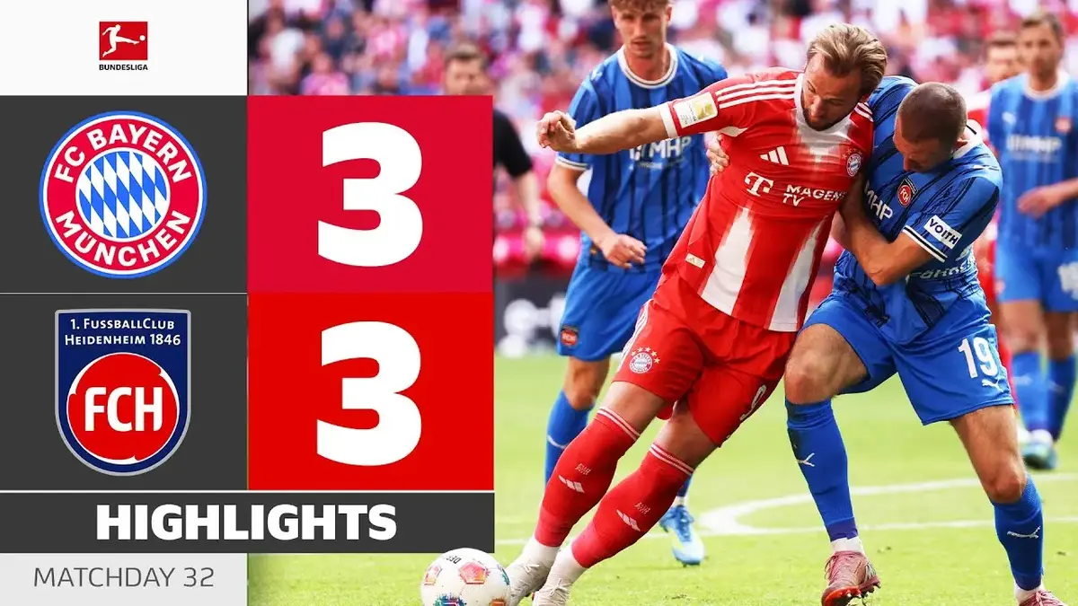 Bayern Munich – Heidenheim : résumé vidéo du match de Bundesliga (2 mai 2026)