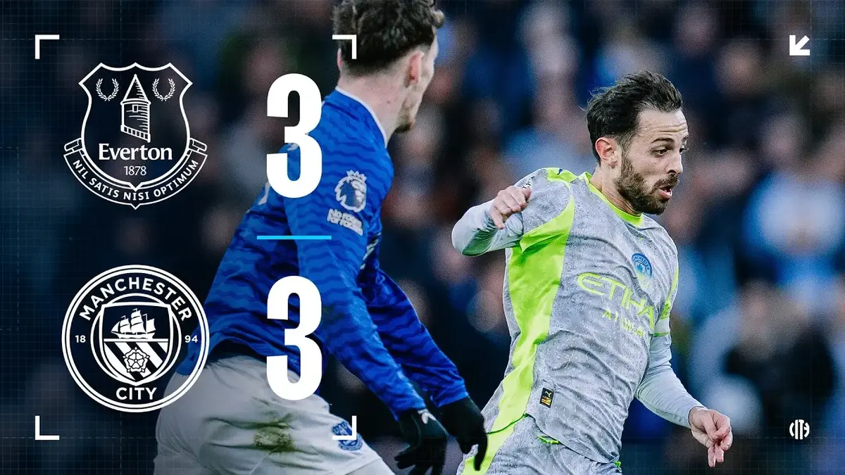 Everton – Manchester City : résumé vidéo du match de Premier League (4 mai 2026)