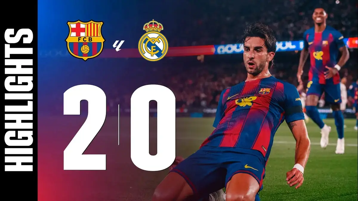 Barcelone - Real Madrid : résumé vidéo du match de Liga (Clasico du 10 mai 2026)