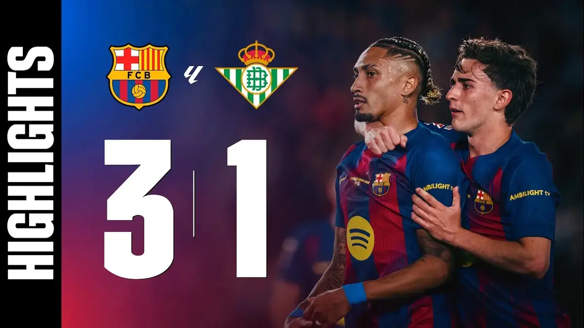 Barcelone - Betis Séville : résumé vidéo du match de Liga (17 mai 2026)