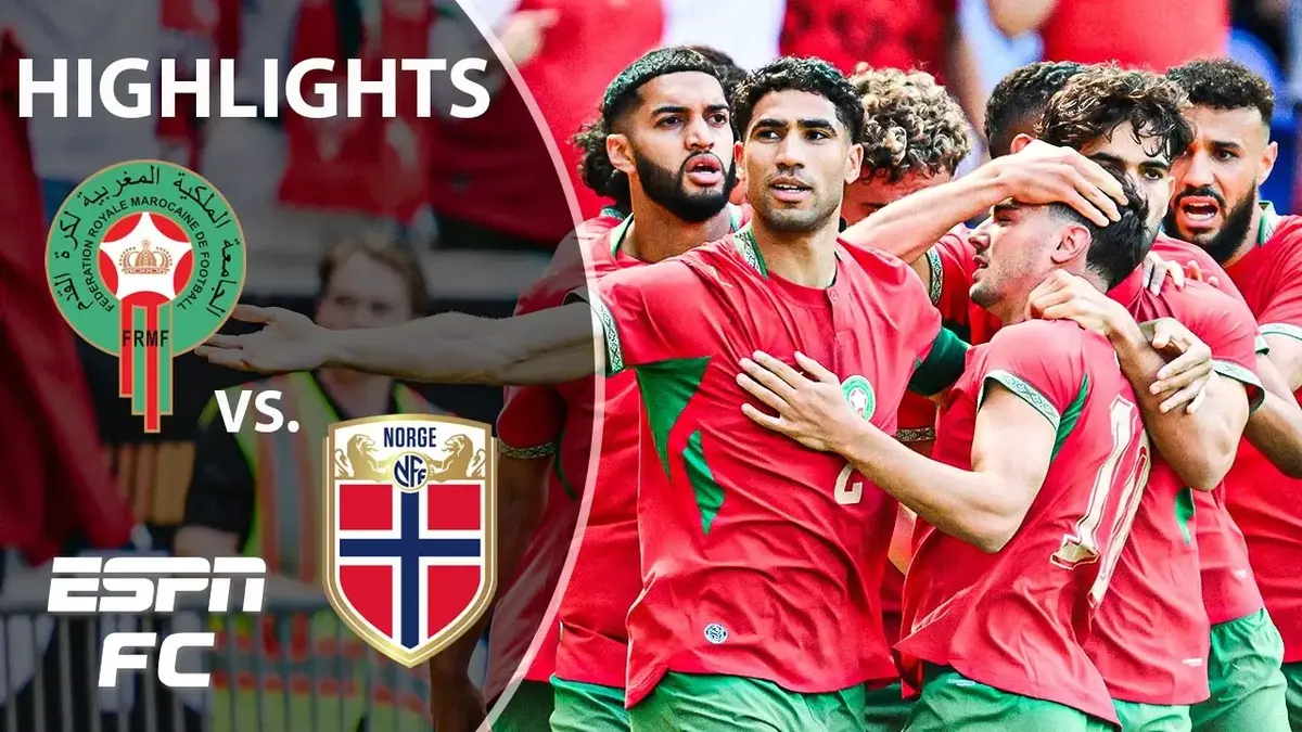 Maroc - Norvège : résumé vidéo du match de préparation à la Coupe du Monde 2026