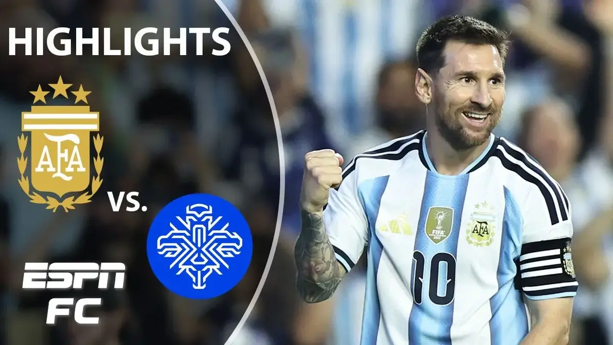 Argentine - Islande : résumé vidéo du match de préparation à la Coupe du Monde 2026