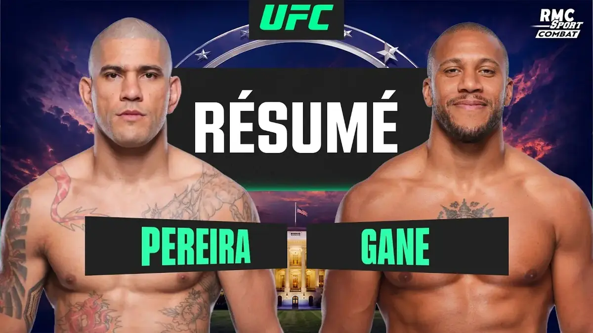 Alex Pereira vs Ciryl Gane : résumé vidéo du combat UFC MMA à la Maison Blanche