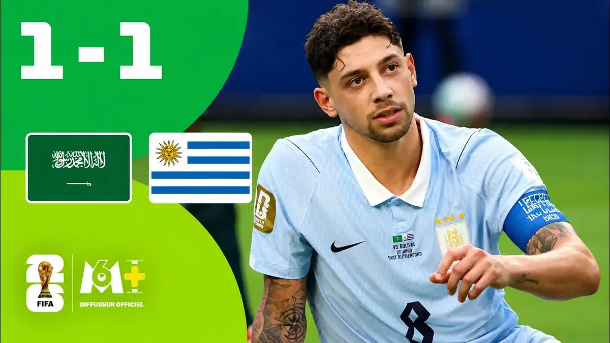 Arabie saoudite - Uruguay : résumé vidéo du match de Coupe du Monde 2026 (J1)