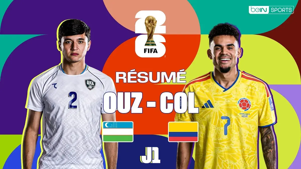 Ouzbékistan - Colombie : résumé vidéo du match de Coupe du Monde 2026 (J1)
