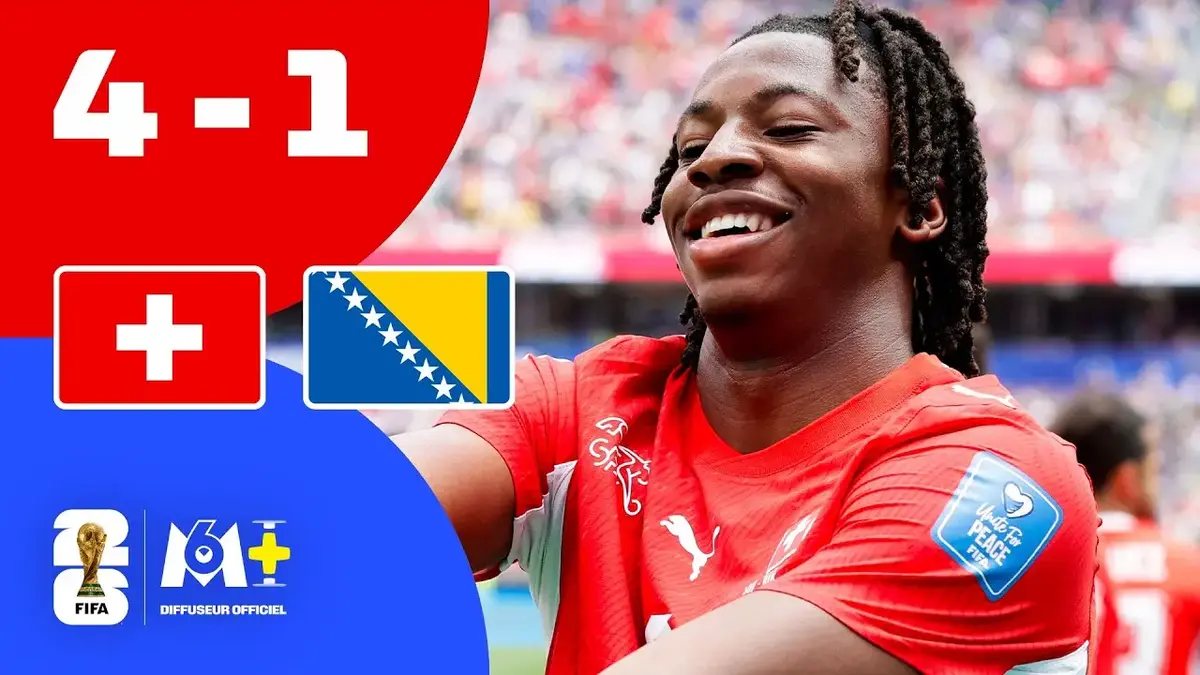 Suisse - Bosnie : résumé vidéo du match de Coupe du Monde 2026 (J2)
