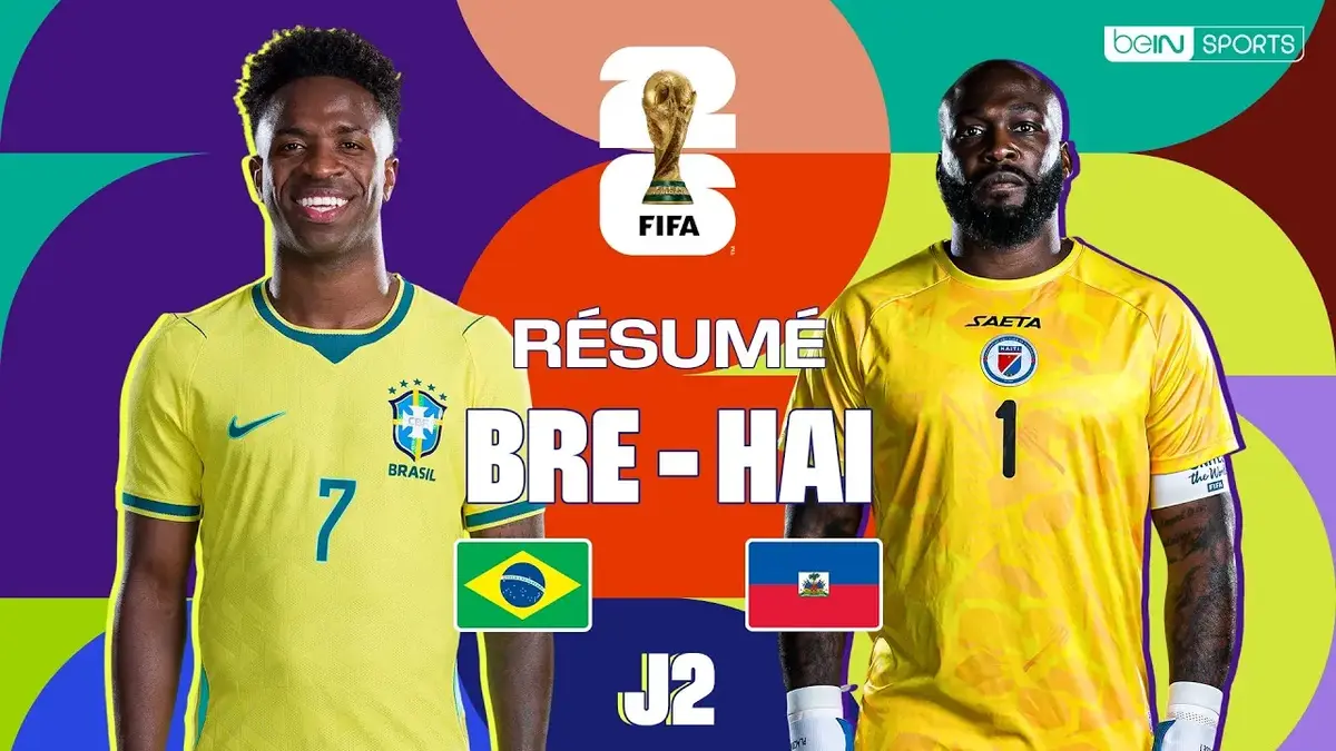 Brésil - Haïti : résumé vidéo du match de Coupe du Monde 2026 (J2)