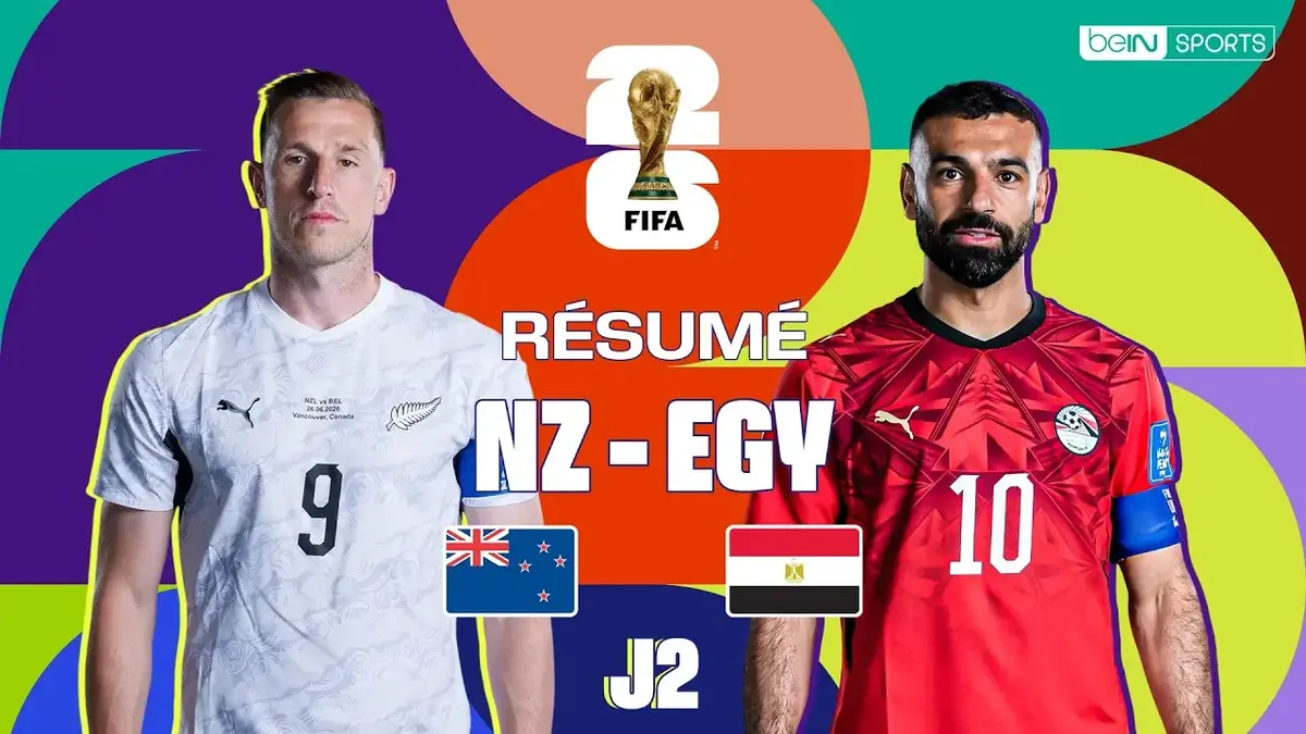 Nouvelle-Zélande – Egypte : résumé vidéo du match de Coupe du Monde 2026 (J2)