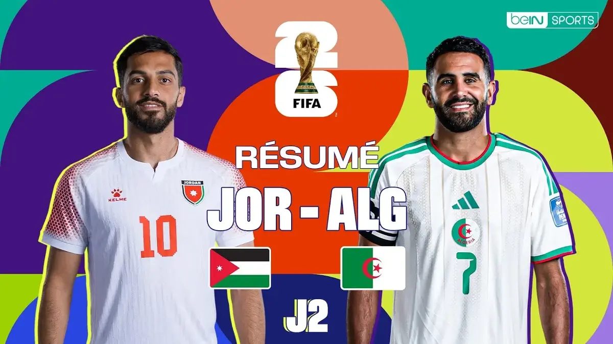 Algérie - Jordanie : résumé vidéo du match de Coupe du Monde 2026 (J2)
