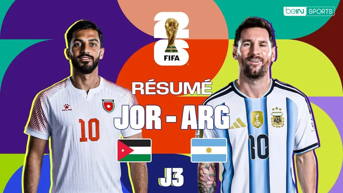 Jordanie - Argentine : résumé vidéo du match de Coupe du Monde 2026 (J3)