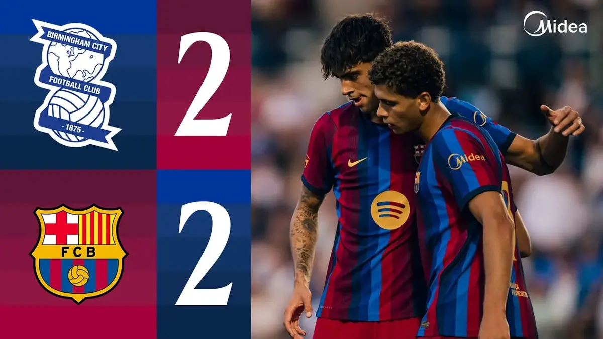 Birmingham – FC Barcelone : résumé vidéo du match amical (31 juillet 2026)