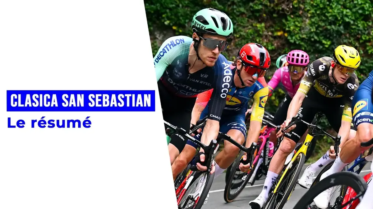 Classique San Sebastian : résumé vidéo de la course. Remco Evenepoel s’offre un quatrième succès