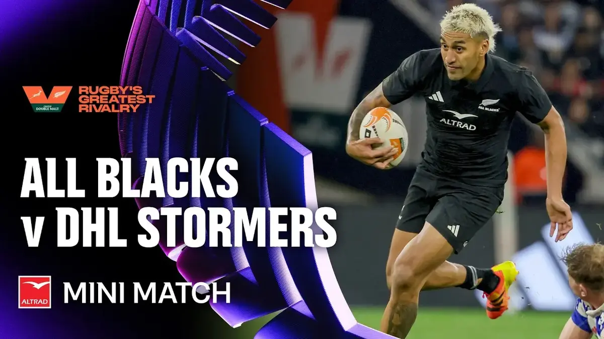 All Blacks - Stormers : résumé vidéo du match de la tournée Greatest Rivalry Tour 2026