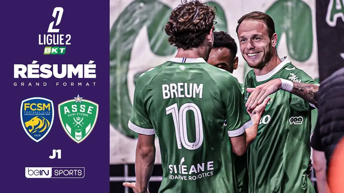 Sochaux - Saint-Etienne : résumé vidéo du match de Ligue 2 (J1)