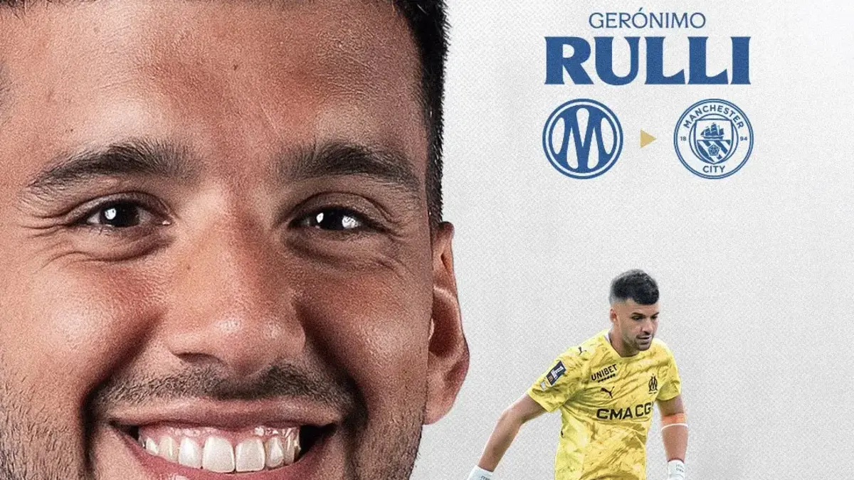 Gerónimo Rulli quitte l’OM et rejoint Manchester City pour devenir la doublure de Donnarumma