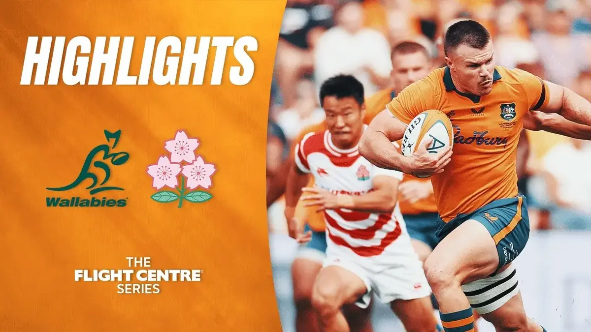 Australie - Japon : résumé vidéo du match de rugby du samedi 15 août 2026
