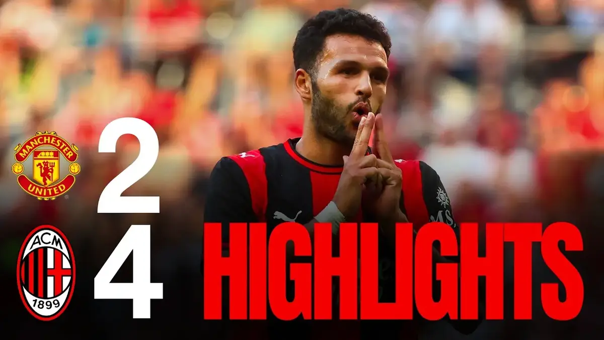 Manchester United – AC Milan : résumé vidéo du match amical du 15 août 2026