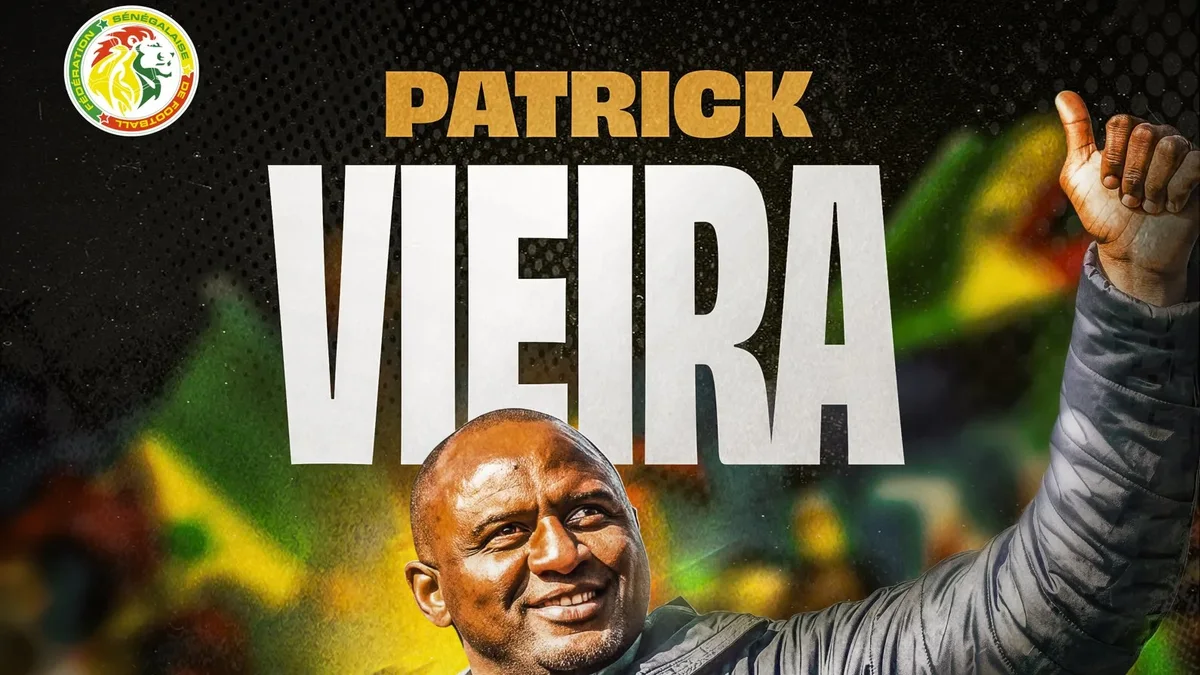 Patrick Vieira nommé sélectionneur du Sénégal, avec la CAN 2027 en ligne de mire