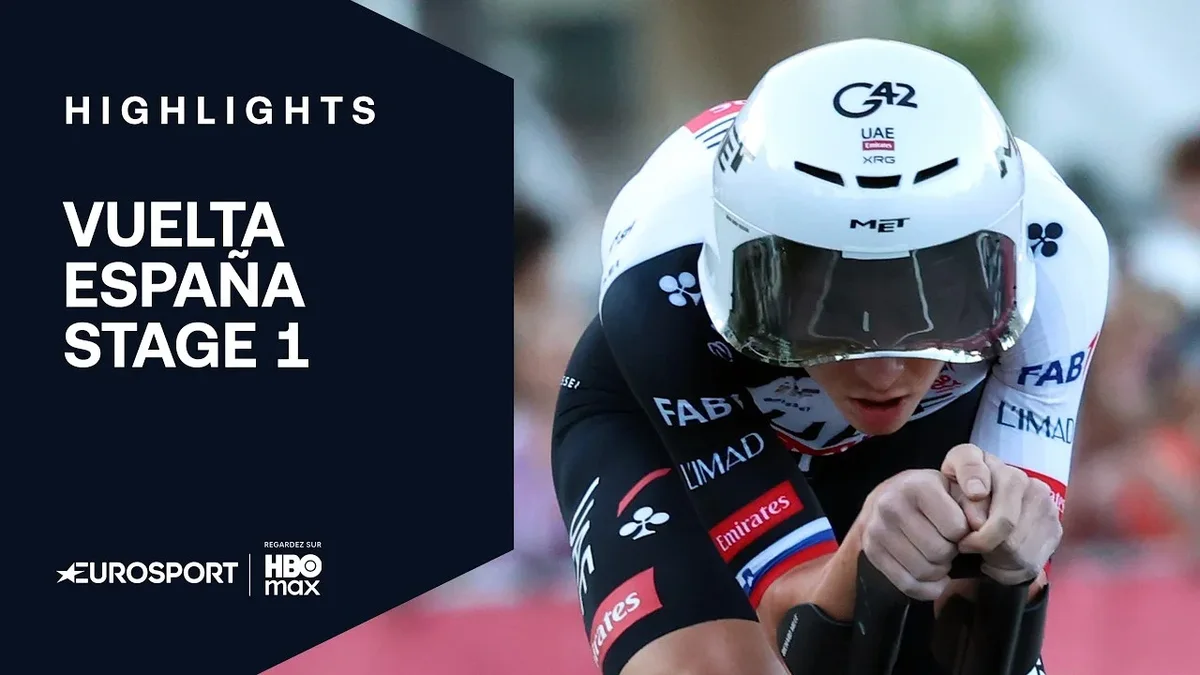Vuelta 2026 : Tadej Pogacar s’impose à Monaco pour neuf centièmes et endosse le premier maillot rouge