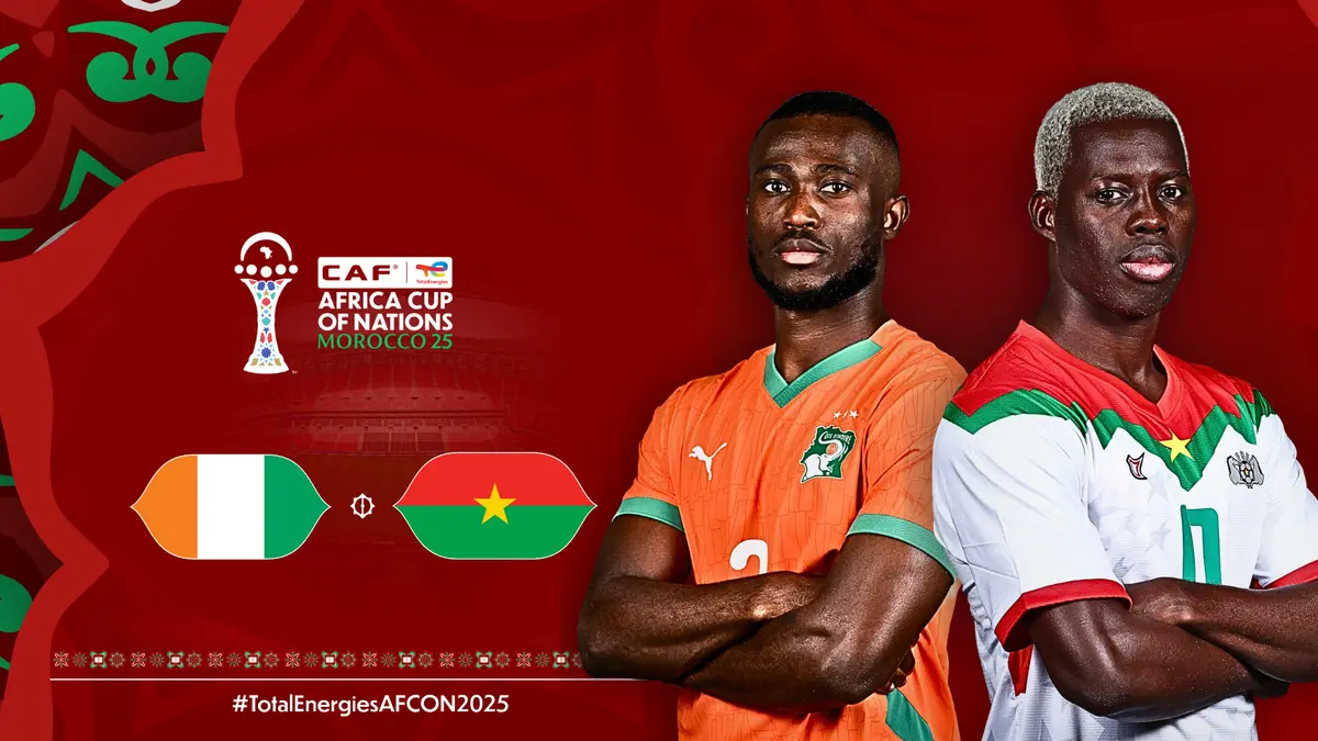 Côte d'Ivoire - Burkina Faso match en direct de la CAN 2025 à 20h00 sur beIN Sports 1