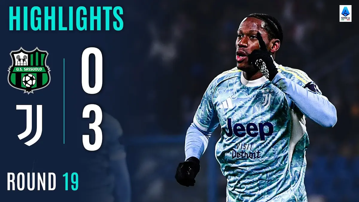Sassuolo - Juventus résumé vidéo du match. Victoire de la Juve (0 - 3)