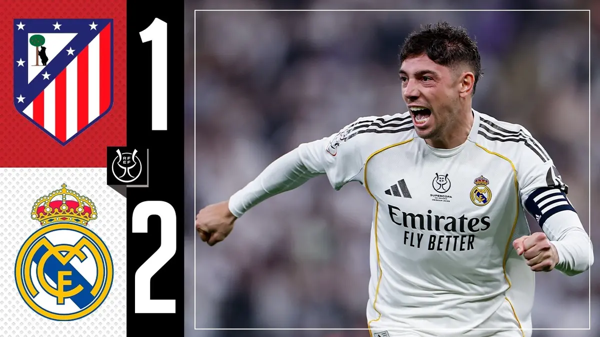 Atletico Madrid – Real Madrid résumé vidéo du match. Victoire du Real (1 - 2)