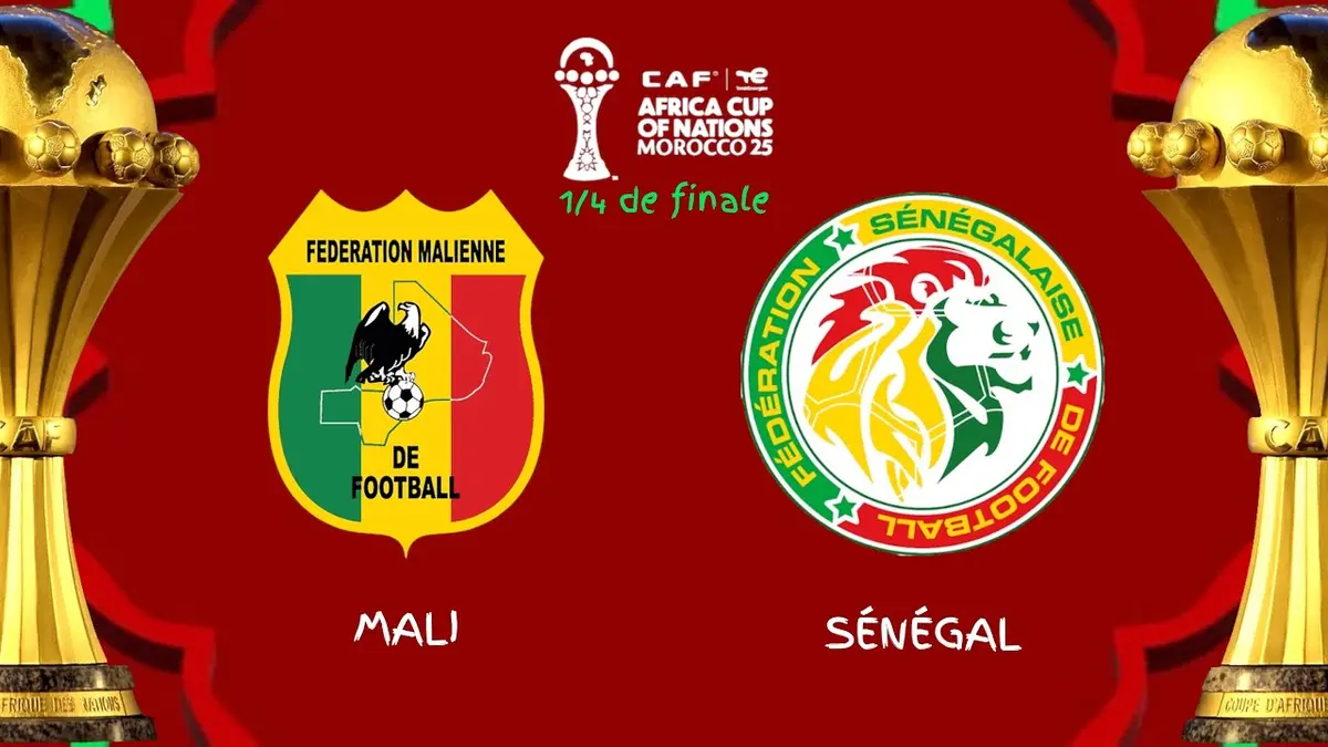 Mali - Sénégal match en direct (quart de finale CAN 2025) à 17h00 sur beIN Sports 1