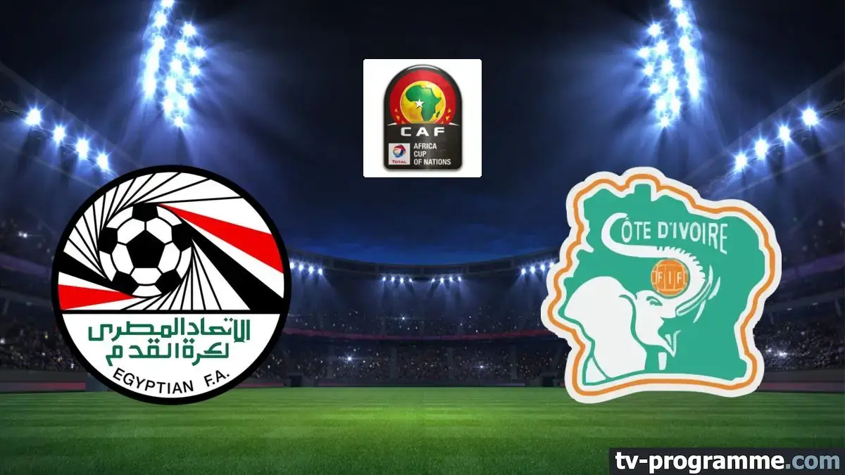 Egypte - Côte d'Ivoire match en direct (Quart de finale CAN 2025) à 20h00 sur BeIN Sports 1