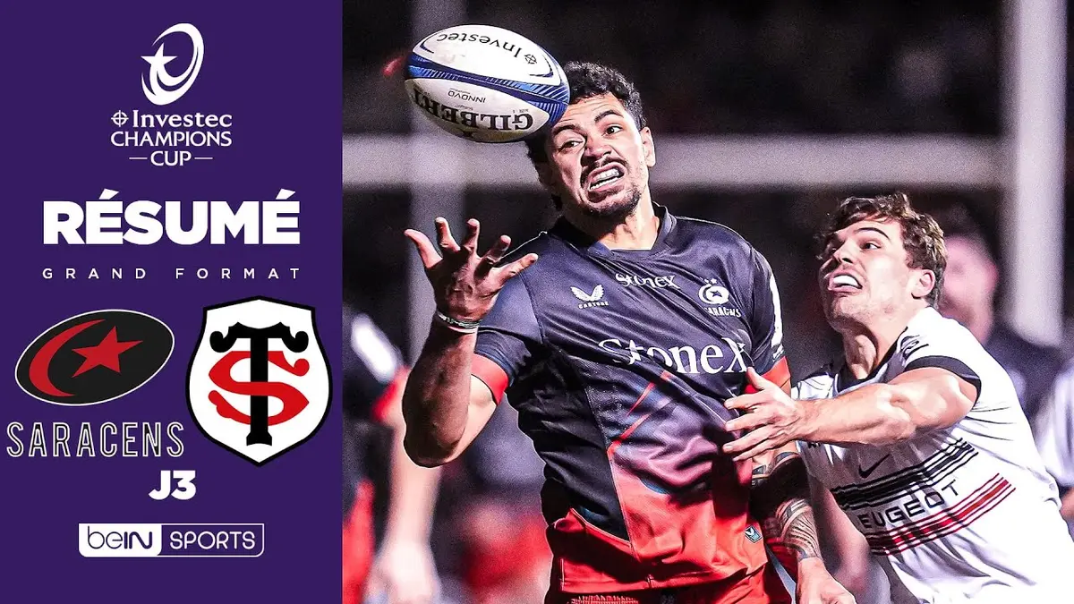Saracens - Toulouse résumé vidéo du match. Défaite du Stade Toulousain.