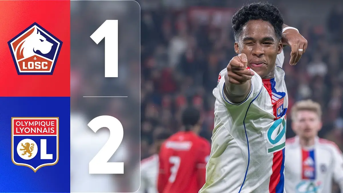 Lille - Lyon résumé vidéo du match. L’OL fait tomber Lille dans un choc électrique